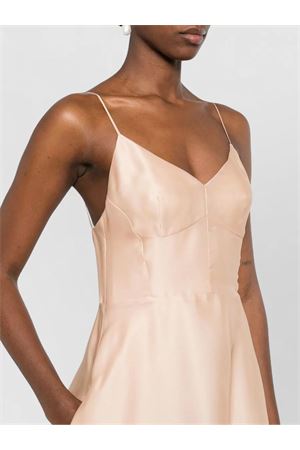 Light pink Silk midi dress ALBERTA FERRETTI | A040716190180